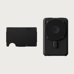 Ridge Wallet + Power Bank - Matte Black